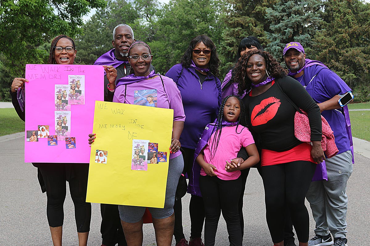 A family at the Walk to End Epilepsy 5K