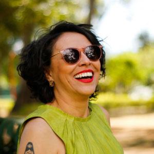 efcw-lifestyle-wellness Woman walking outside, smiling