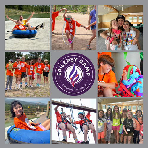 collage of photos from Camp