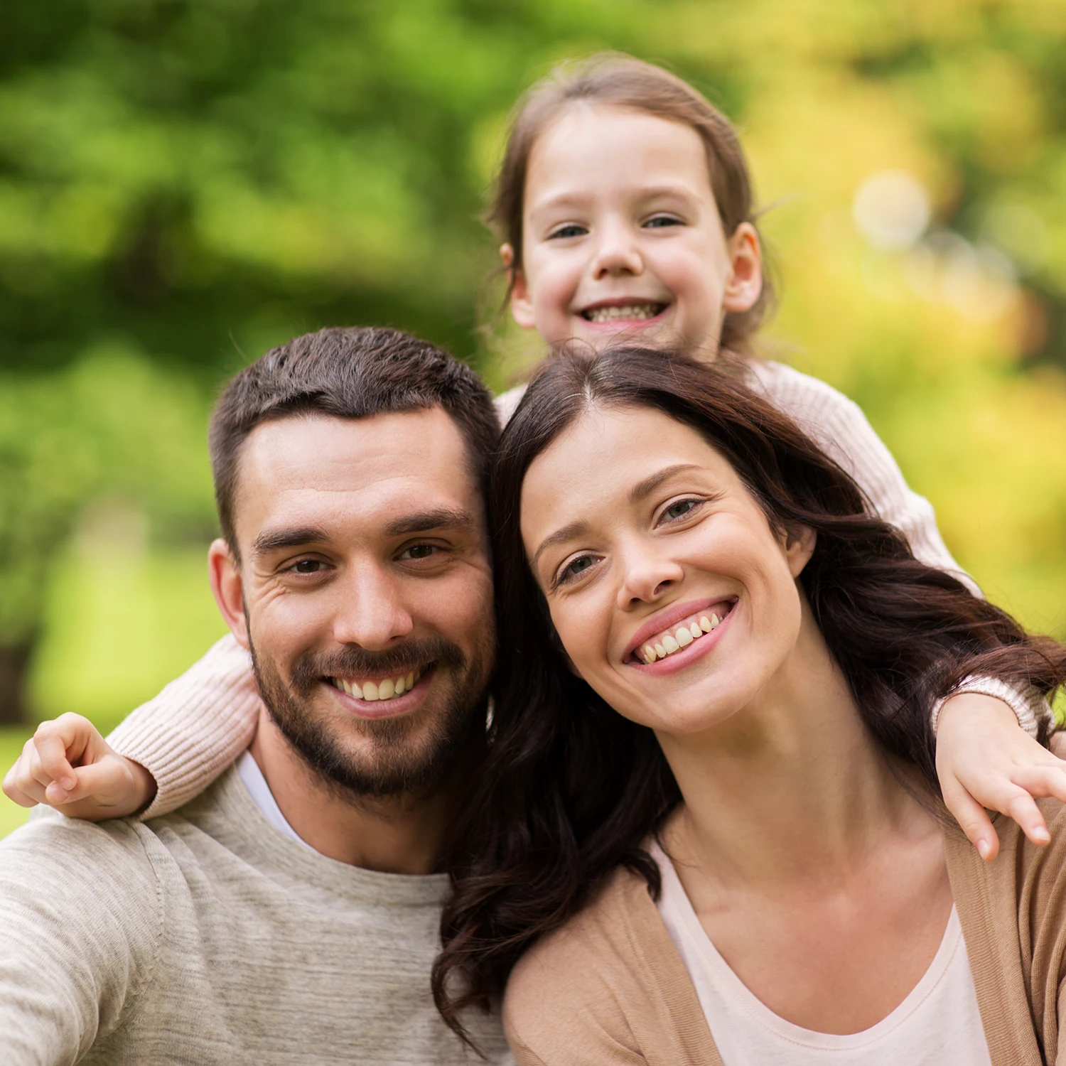 family outside